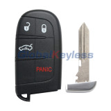 FCC M3N-40821302 Smart key shell 4 button for Dodge Charger 2011 2012 (Pack of 10)