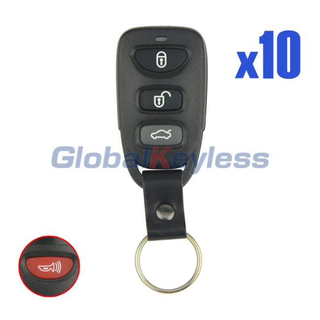 Remote fob shell 4 button for Hyundai Elantra Sonata Kia Cerato (Pack of 10)