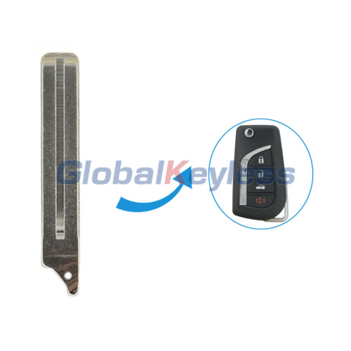 Replacement Flip Floding Remote Key Blade Toy48 blade For Toyota Corolla 2012-2017