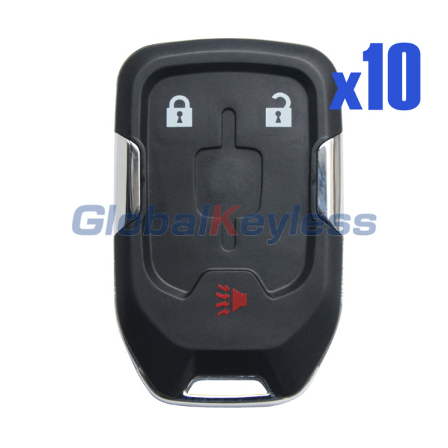 FCC HYQ1EA Smart key shell 3 button for Chevrolet GMC Acadia (Pack of 10)