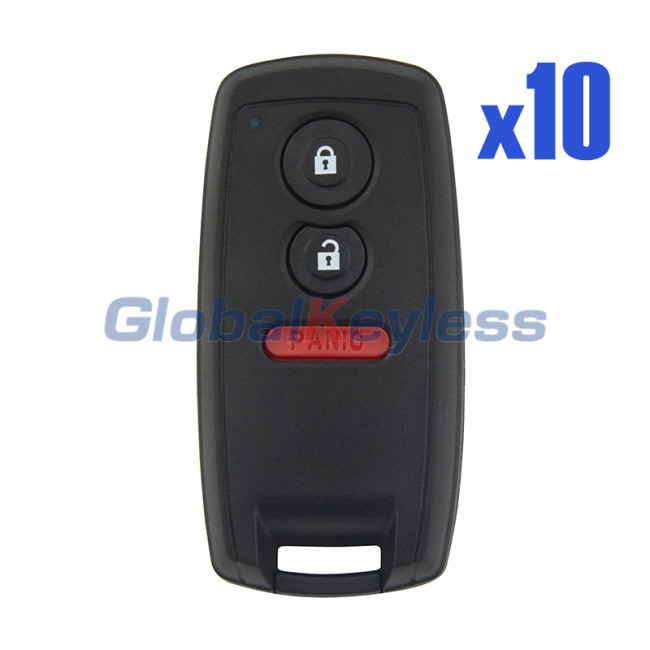 37172-64J00 Smart key shell 3 button for KBRTS003 Suzuki GRAND VITARA SX4 2006-2010 (Pack of 10)