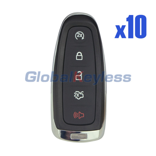 P/N 164-R8092 Smart key shell 5 button for FORD Explorer Edge Lincoln MKX FCC M3N5WY8610 (Pack of 10)