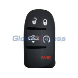 Button pad for FCC GQ4-54T Jeep Cherokee Grand Cherokee Dodge Ram smart key