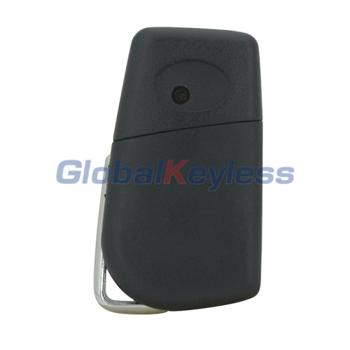 FCC HYQ12BFB Flip remote key shell 3 button VA2 for Toyota Corolla Camry