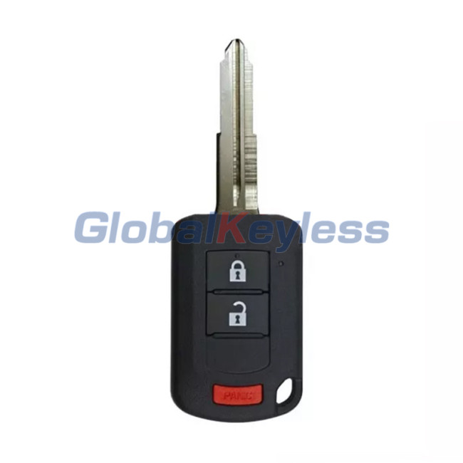 FCC OUCJ166N remote head key shell 3 button for 2015-2020 Mitsubishi Mirage PN 6370B904