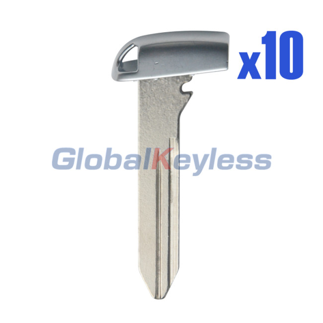 PN 68200221AA Emergency Key For Chrysler Dodge Jeep Cherokee Smart Key Fob Remote M3N-40821302 (Pack of 10)
