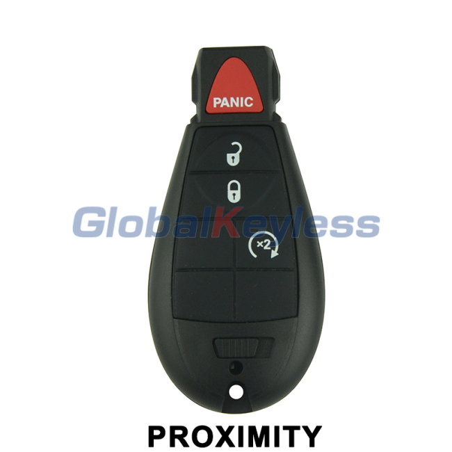 2009-2020 Jeep Chrysler Dodge / 4 Button Fobik Key 434mhz / PN: 56046736/ IYZ-C01C / Keyless Go Fobik