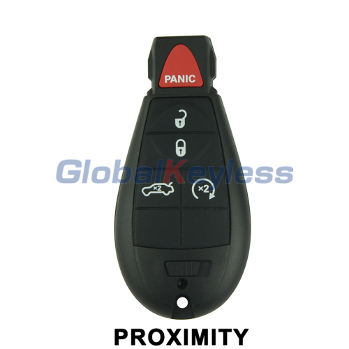 2008-2014 Dodge Chrysler / 5 Button Fobik Key 434mhz / PN: 056046694AH / IYZ-C01C / Keyless Go Fobik