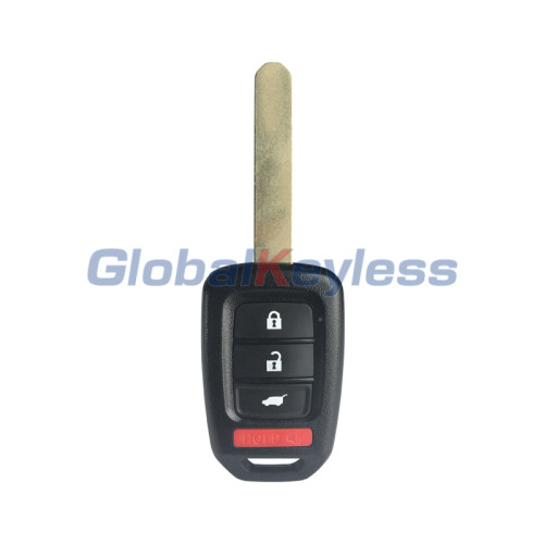 FCC MLBHLIK6-1T remote head key 4 button 313.8Mhz HITAG3 ID47 chip for 2014-2021 Honda CR-V HR-V PN 35118-T0A-A30