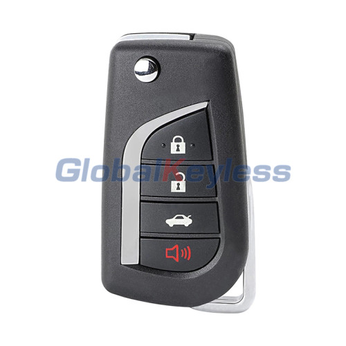 FCC HYQ12BFB / PN 89070-06790 Flip remote key 4 button TOY48 blade 315mhz H chip for Toyota Camry 2018-2021