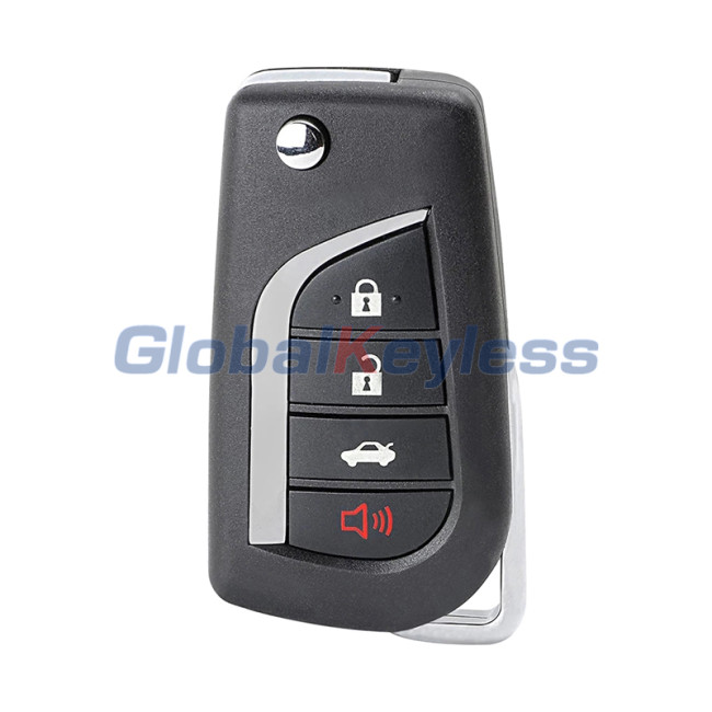 FCC HYQ12BFB / PN 89070-06790 Flip remote key 4 button TOY48 blade 315mhz H chip for Toyota Camry 2018-2021