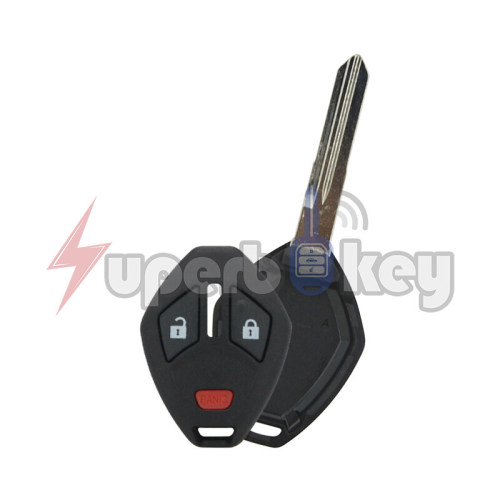 MIT6/ 2006Mitsubishi endeavor/ Remote head key shell 3 buttons/ OUCG8D-620M-A