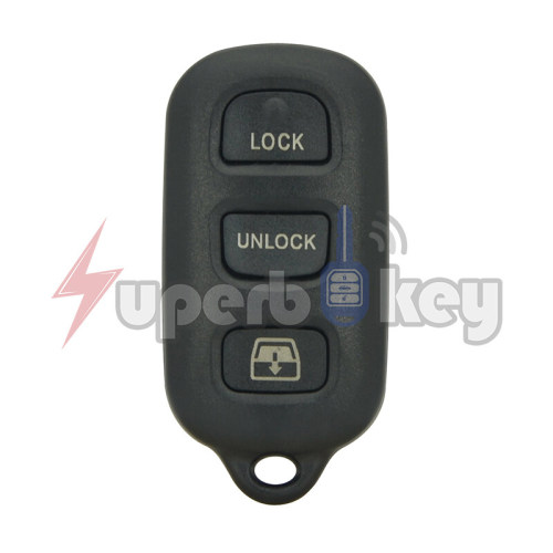 2003-2008 Toyota Sequoia 4-Runner/ Keyless Entry Remote 4 buttons 314mhz/ HYQ12BBX/ HYQ12BAN/ HYQ1512Y