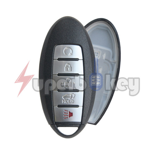 2016-2018 Nissan Murano Pathfinder/ Smart key shell 5 button/ PN: 285E3-5AA5A / FCC: KR5S180144014/ S180144308