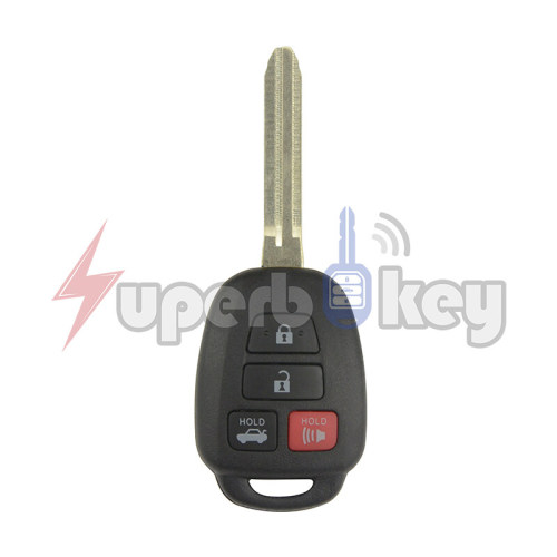 2014-2015 Toyota RAV4 Highlander/ Remote head key 4 button 314.4Mhz/ PN: 89071-0R040/ GQ4-52T(No Chip)