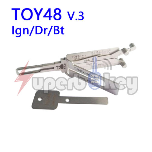 LISHI TOY48 V.3 Ign/Dr/Bt 2 in 1 Auto Pick and Decoder For Toyota