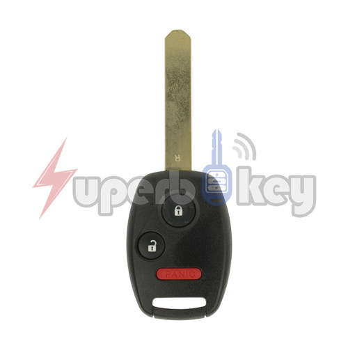 2005-2010 Honda Odyssey Ridgeline CR-V Fit  Remote Head Key 3 Button PN 35111-SHJ-305 35111-SLN-305 35111-S9A-305 FCC OUCG8D-380H-A