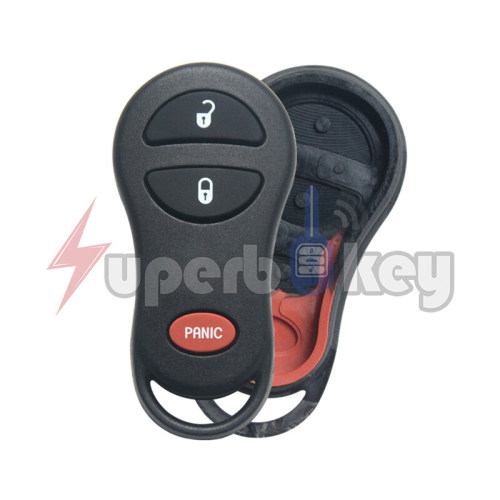Chrysler Keyless Entry Remote shell 3 button GQ43VT17T