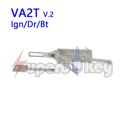 LISHI VA2T Ign/Dr/Bt 2 in 1 Auto Pick and Decoder For Peugeot Citroen