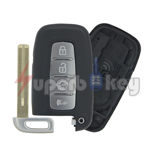 Hyundai Smart key shell 4 button