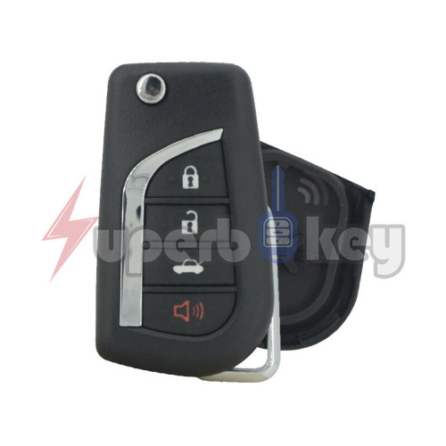 VA2/ Toyota HULIX Corolla Camry Flip key shell 4 button