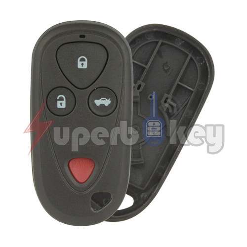2002-2008 Acura CL RL TL TSX/ Keyless Entry Remote shell 4 buttons/ E4EG8D-444H-A/ OUCG8D-387H-A