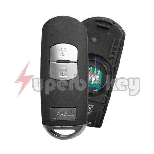2014-2018 Mazda CX-5 Speed 3/ Smart key 3 button 315mhz Mitsubishi System / PN: KDY3-67-5DY/ WAZSKE13D01