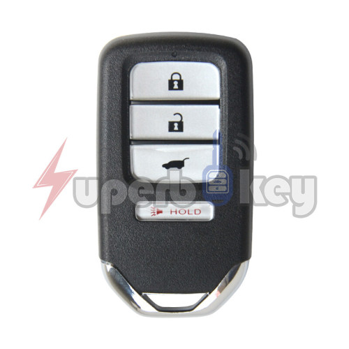 2015-2016 Honda CR-V/ Smart key shell 4 buttons/ PN: 72147-T0A-A11/ FCC: ACJ932HK1210A