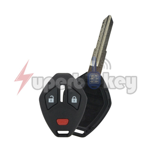 MIT8L/ 2007-2012 Mitsubishi Eclipse Galant/ Remote head key shell 3 buttons/ OUCG8D620MA