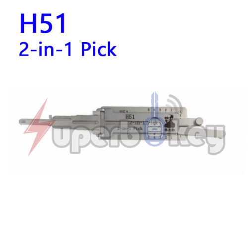 FORD H51/FO6 Lishi 2 in 1 tool