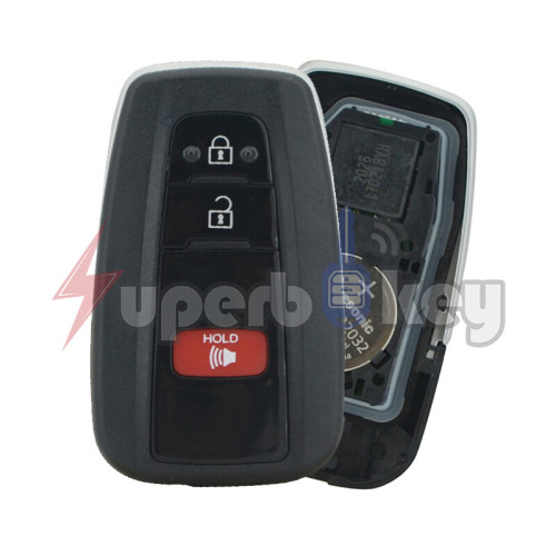 2019 Toyota Prius/ Smart Key 3 Button 315MHZ/ HYQ14FBC/ PN: 89904-47530(board 0351)(8A chip)