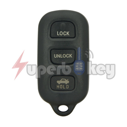 2002-2006 Toyota Camry Corolla Keyless Entry Remote 4 Button FCC GQ43VT14T