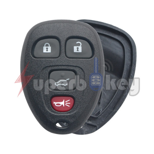 2006-2013 Buick Cadillac Chevrolet/ Keyless Entry Remote shell 4 button/ OUC60270
