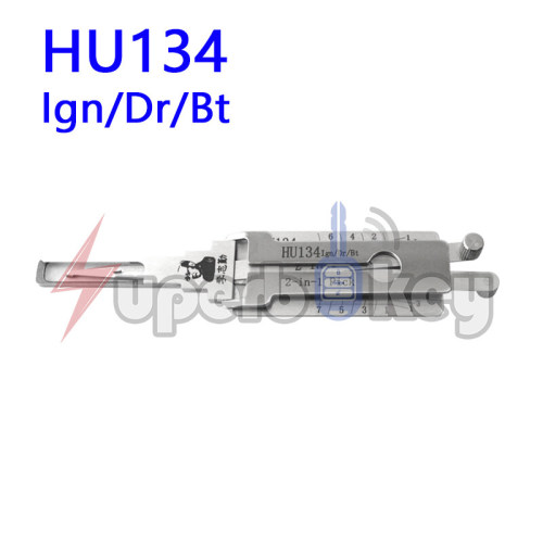 Original LISHI HU134 Ign/Dr/Bt 2 in 1 Auto Pick and Decoder