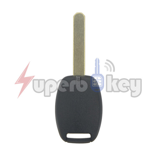 Honda Accord Remote head key shell 4 buttons (with chip room)