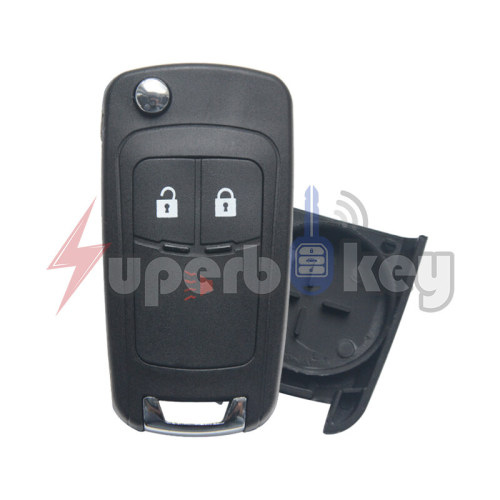 DWO5/ 2013-2016 Chevrolet Spark/ Flip key shell 3 button