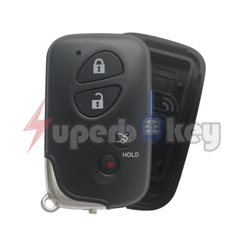 2005-2015 Lexus ES350 GS350 IS250 LS460 HS250 Smart key shell 4 button