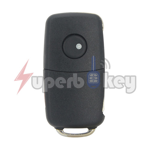 2006-2012 VW GOLF PASSAT JETTA/ Flip key shell 4 button/ NBG010180T