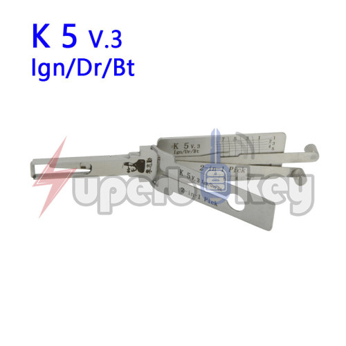 LISHI K5 v.3 Ign/Dr/Bt 2 in 1 Auto Pick and Decoder