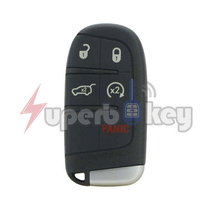 Jeep Grand Cherokee Smart key 5 buttons 434mhz/ M3N-40821302(46 chip PCF7953 HITAG 2)