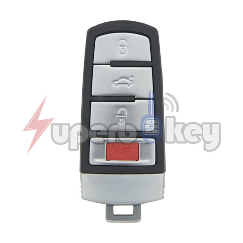2010-2012 VW Volkswagen Passat CC/ Smart key shell 4 button/ NBG009066T