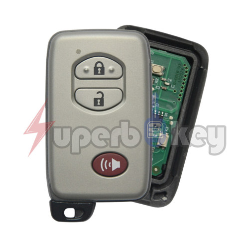 2008+ Toyota Land Cruiser/ Smart key 433mhz 3 buttons/ B77EA/PN: 89904-60440(Board A433)(4D chip)