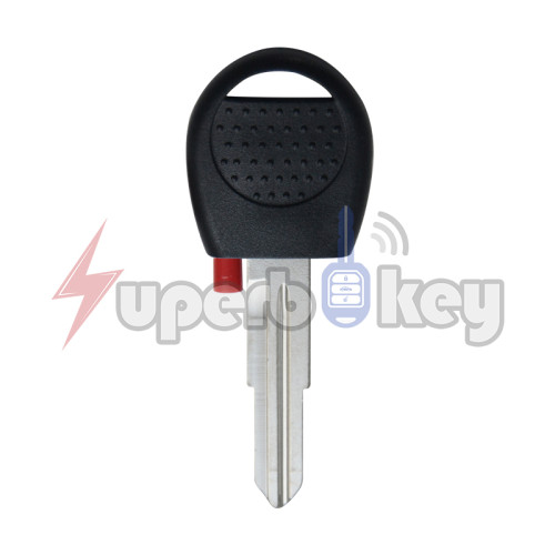 DW04RT6/ 2004-2008 Chevrolet Aveo Lova/ Transponder key shell(No Chip)