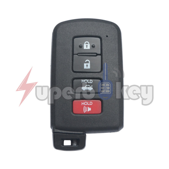 2012-2018 Toyota Avalon Camry Corolla Smart Key 4 Button PN 89904-06140 FCC HYQ14FBA