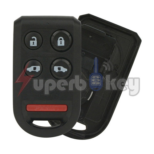 2005-2010 Honda Odyssey/ Keyless Entry Remote shell 5 buttons/ PN: 72147-MCA-S41