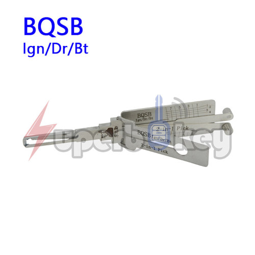 LISHI BQSB Ign/Dr/Bt 2 in 1 Auto Pick and Decoder