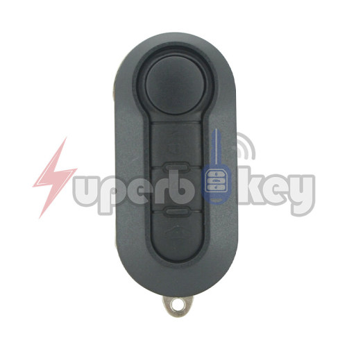 SIP22/ Fiat 500 Flip key 3 button 433mhz(Delphi system)(ID46-PCF7946 chip)