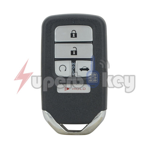 2016-2018 Honda Civic/ Smart key shell 5 buttons/ PN: 72147-TBA-A11/ KR5V2X