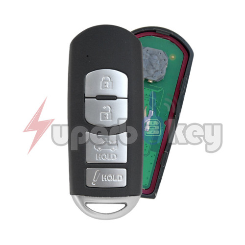2014-2018 Mazda 3 6 MX-5 Miata/ Smart key 4 button 315mhz Mitsubishi System/ PN: GJY9-67-5DY/ WAZSKE13D01