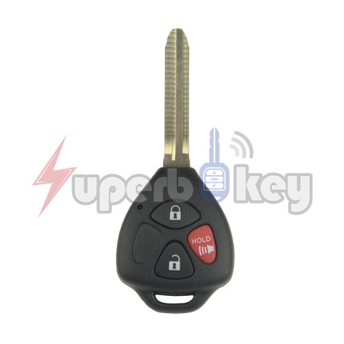 2006-2020 Toyota Yaris Corolla Venza Yaris Camry RAV4  Remote Key 3 Button PN 89070-42670 89070-35170 FCC GQ4-29T HYQ12BDC HYQ12BBY